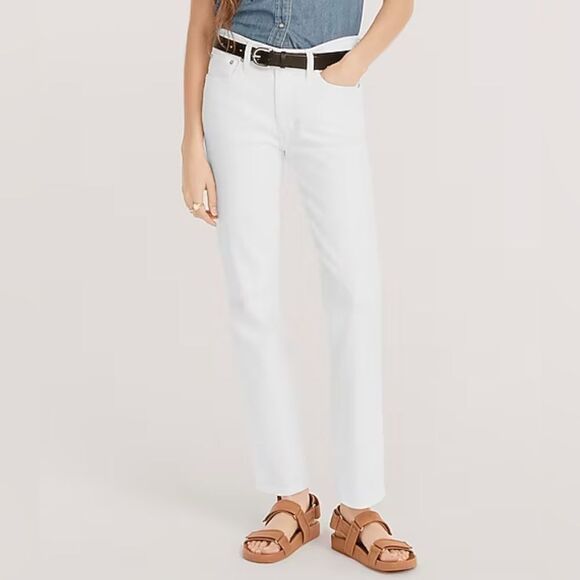 J. Crew Denim - J.Crew 9" vintage slim-straight jean in white NWT Size 28